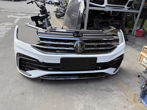 Conjunto de parachoques delantero original de <span class=keywords><strong>segunda</strong></span> <span class=keywords><strong>mano</strong></span> con marco de tanque de agua de ventilador electrónico <span class=keywords><strong>Tiguan</strong></span> L adecuado para Volkswagen - Product Image 3