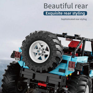 2680 adet teknolojik yapı tuğlaları Buggy 1:8 montaj Off Road araba modeli çocuk DIY eğitici oyun plastik blok oyuncaklar - Product Image 6