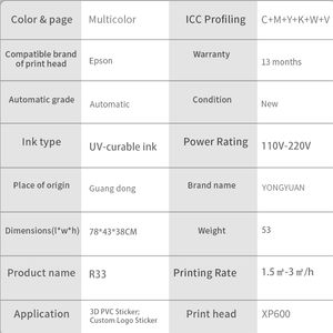 Nouvelle imprimante UV DTF A3, machine d'impression d'autocollants personnalisés en or gaufré, tête d'impression XP600, 30 cm, portable, automatique, double tête - Product Image 4