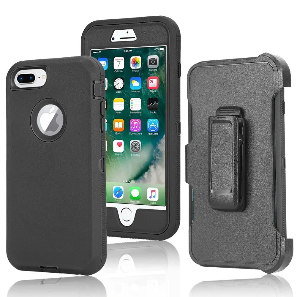 À prova de choque Robusto Híbrido de Alto Impacto Resistente Full-Corpo Heavy Duty Protective Case Capa Do Telefone Para Iphone6/7/8