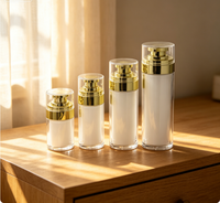 Pot à crème sous vide 15-100 ml en acrylique, distributeur de lotion/crème, emballage cosmétique