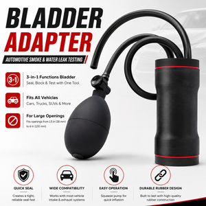 Bladder Adapter Automotive Smoke Water Leak Testing | 3-<b>in</b>-1 Functions Bladder All Vehicles - Product Image 1