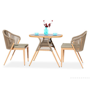 Balcone piccoli tavoli e <span class=keywords><strong>sedie</strong></span> Villa giardino impermeabile e crema solare tavoli e <span class=keywords><strong>sedie</strong></span> combinazione 3 pezzi mobili - Product Image 1