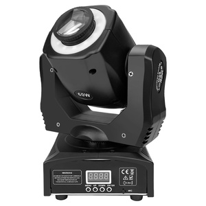 Mini projecteur LED 60W à tête mobile pour DJ, lumières de discothèque avec 8 motifs + 8 couleurs, <span class=keywords><strong>effet</strong></span> de bande lumineuse pour club, bar, éclairage de scène - Product Image 2
