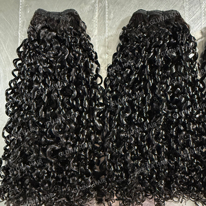 Extensions di <span class=keywords><strong>Capelli</strong></span> Umani Ricci Indiani Vergini Grezzi Grado 10A, Ondulati, Colore Marrone <span class=keywords><strong>Cioccolato</strong></span>, Doppia Trama, Vendita all'Ingrosso - Product Image 4