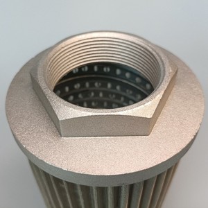 Élément filtrant hydraulique WU16 25 40 63 100 160 250 400 630 en treillis métallique d'acier pour filtre à huile de machine - Product Image 1