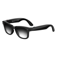 Lunettes Intelligentes IA avec Caméra HD 13MP, Enregistrement Vidéo WiFi, Commandes Vocales, Traduction, pour Appels et Musique, Réduction ENC, OIS