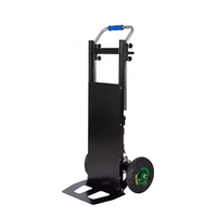 Transporteur de marchandises électrique OEM personnalisé 2025, plateforme gonflable pliable automatique à quatre roues pour la montée d'escaliers, portable 600W