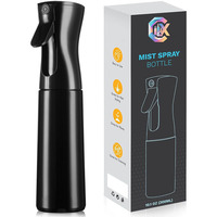 200ml 300ml 16oz (500ml) PET Zwarte Reinigingsflessen met Spuitkop en Aangepast Logo