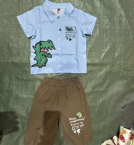 HLY 0-12 Jahre Kinderkleidung Herbst Babykleidung 2-teilig Mädchen Baby Outfit Langarm Baby Mädchen Kleid Top Jungen 2-teiliges Set - Product Image 4