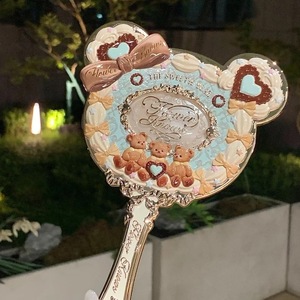 Lo specchio cosmetico palmare dell'orso dolce elegante specchio appeso illuminato dalla nuova collezione il fiore sa - Product Image 5