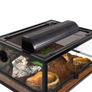 Support de lampe chauffante UVB T8 REPTIZOO avec écran de protection, support de terrarium pour reptiles, métal, écologique, toutes saisons - Product Image 4