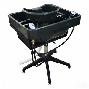 Soporte móvil para lavacabezas con función de ensamblaje, cubierta para camilla de masaje y belleza con asiento, soporte para lavacabezas que permite sentarse y doblarse sobre el lavacabezas - Product Image 5