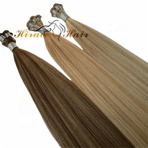 10A级双拉雷米未加工水波巴西手绑纬纱人发延伸 - Product Image 2