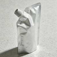 Sacs à bec verseur en aluminium imprimés sur mesure, vente en gros d'usine, pour emballage de liquides 100ml 200ml 300ml