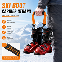 Sangle de transport portable pour chaussures de ski avec poignée confortable, sangle de transport robuste pour chaussures de ski