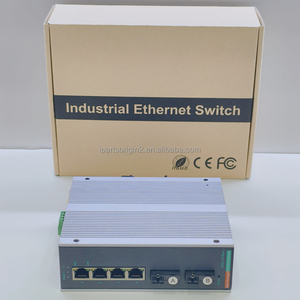4 Port POE Network <b>Switch</b> 10/100/1000Mbps Full Duplex With Fiber Ports Web Managed Industrial Grade - Product Image 5