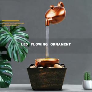 Fontaines d'eau de table d'intérieur, cascade de bureau, <span class=keywords><strong>fontaine</strong></span> en pierre et roche pour bureau et maison, directement de l'usine. - Product Image 3