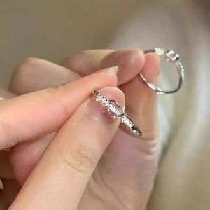 <b>Silver</b> Color Hollowed-out Heart Shape Open <b>Ring</b> Cute Fashion Love Jewelry Girl Gifts <b>Adjustable</b> Open Size <b>Ring</b> - Product Image 4