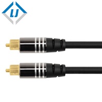 Câble audio toslink en fibre optique numérique, plaqué or, haute qualité, fourniture d'usine