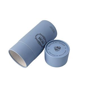 Carton rond personnalisé de différentes tailles boîte d'emballage de thé personnalisée de luxe bouteille d'huile parfumée maison tube de papier bougie boîte ronde - Product Image 3