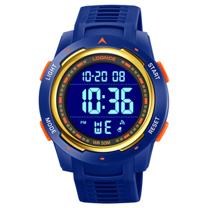LOQNCE 98008 Orologio Multifunzione con Sveglia, Cronografo, Impermeabile 5Bar, Orologio Digitale, Reloj Hombre, Orologio Sportivo da Uomo per Esterni - Product Image 1