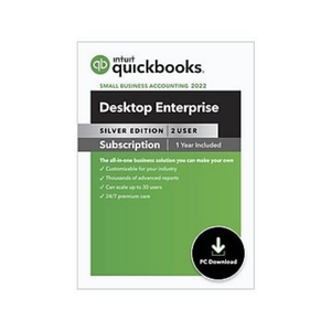 Intuit QuickBooks Enterprise Solutions 24.0 2024 US Desktop Version Lifetime Financial Accounting Software Email Delivery - Product Image 1