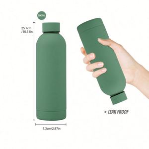 Customized 500ml Stainless Steel Personalized Sport Water Bottle Custom Color Silk Screen Printing Thermal Vacuum Promotional - Product Image 1