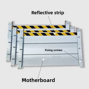 Equipo de fuente Aleación de aluminio Tablero de Control de Inundaciones extraíble para el hogar Barrera de agua Garaje comunitario Impermeable Seguridad en el agua - Product Image 2