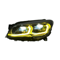 SJC Auto Phares LED complets de haute qualité à double couleur DRL, mise à niveau au style G12 pour BMW F01 F02 730i 740i 735i 2013-2015