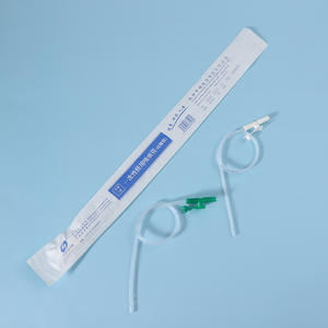 Cathéter d'aspiration jetable Huayue en silicone, tube universel pour enfants, adultes et personnes âgées, utilisation manuelle - Product Image 1