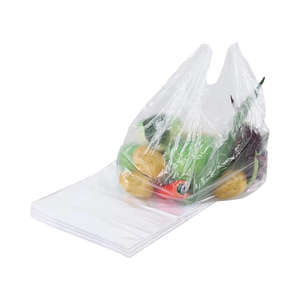 Sacchetti <span class=keywords><strong>di</strong></span> plastica a gilet multiuso per <span class=keywords><strong>la</strong></span> spesa, portaoggetti domestici, sacchetti shopping con messaggio <span class=keywords><strong>di</strong></span> ringraziamento - Product Image 1