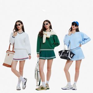 เสื้อผู้หญิงสไตล์ใหม่ คอวี แนวสปอร์ต ลำลอง ใส่ได้หลายโอกาส แห้งเร็ว แขนยาว สำหรับเทนนิส ฟิตเนส - Product Image 2
