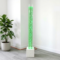 Lampe de sol verticale à bulles d'eau en gros, lampe à bulles d'eau LED à changement de couleur, pilier lumineux sensoriel pour la décoration de restaurants et de KTV