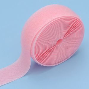 Sangle auto-agrippante réutilisable en nylon rose, noir, blanc, personnalisable, 20 mm, 25 mm, 38 mm, pour vêtements pour animaux, multifonctions - Médical - Product Image 2