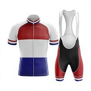 Conjunto de Ciclismo para Mujer: Maillot de Manga Corta con Cremallera y Culotte Acolchado de Secado Rápido - Product Image 1