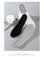 Semelles orthopédiques personnalisées en EVA avec amortisseur de chocs en PU pour athlètes, confortables pour chaussures de sport, ajustables, unisexe