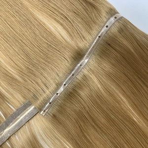 Xo bướm Ấn Độ tóc 12A European Virgin Remy phần mở rộng phẳng sợi ngang thẳng cơ thể/tự nhiên/lỏng sóng nhuộm mềm mại thoải mái - Product Image 1