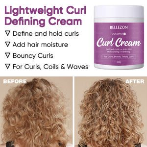 <span class=keywords><strong>Bellezon</strong></span> Crema rizada de larga duración Cuidado del cabello Curl Defining Enhancers Crema de peinado para rizos - Product Image 3