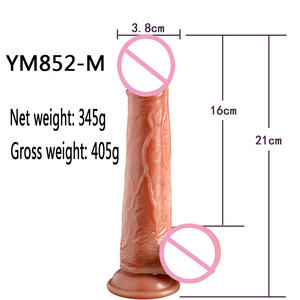 Mainan Seks Dewasa Berkualitas Tinggi yang Laris Terjual, Dildo Masturbator Wanita Ukuran Besar dari Silikon Cair Lembut dengan Suction Cup yang Kuat - Product Image 3