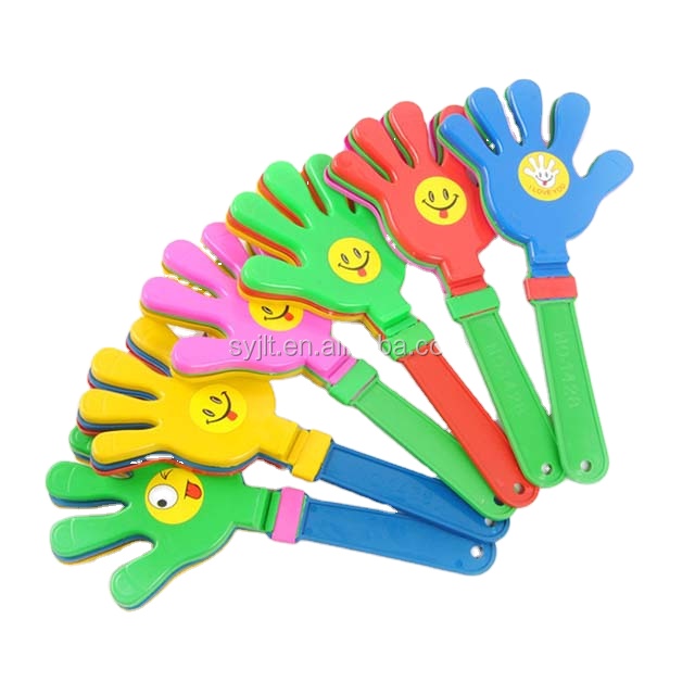 Brazil plastic hand clapper custom plastic hand clapper for games and promote logo