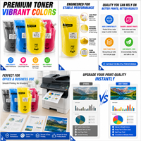 Sac de recharge de toner CMYK 1KG, poudre de toner compatible Canon IRC5030, cartouche de toner couleur pour imprimantes couleur 5051 5045 C5250 C5255