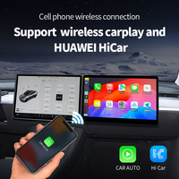 Pantalla de copiloto de 15,6 pulgadas, pantalla de entretenimiento para coche para Tesla Model Y, Radio inalámbrica para coche Carplay