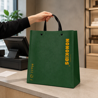 Sacs fourre-tout pliables multifonctionnels en feutre biodégradable de luxe, en papier kraft composite, avec poignées en corde de coton, numériques