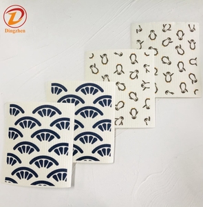 Paños de Cocina Suecos Negros Ecológicos, <span class=keywords><strong>Toallas</strong></span> de Papel Reutilizables, Esponja de <span class=keywords><strong>Celulosa</strong></span> para Limpiar Platos, Paños de Cocina - Product Image 6