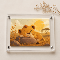 Puzzles en acrylique transparent personnalisés en gros, jouets éducatifs pour enfants, jeux de société animaux de dessin animé, cadres pour cadeaux d'anniversaire pour enfants