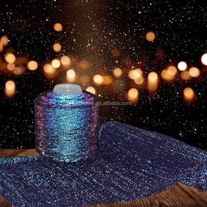 Fil réfléchissant irisé haute intensité, fil à broder diamanté arc-en-ciel violet pour la mode haute visibilité et les sacs de luxe - Product Image 2