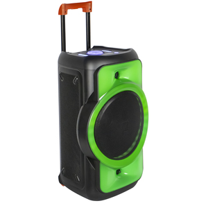 รถเข็นพกพาขนาด12นิ้วมีไฟ LED RGB 7.4V แบตเตอรี่40W ใช้ไฟภายนอกอาคารลำโพงงานปาร์ตี้บลูทูธ - Product Image 3