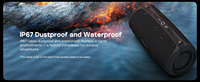 Enceinte portable TRIBIT StormBox Lava 80W, USB, AUX, égaliseur personnalisé, XBass, micro intégré, appairage TWS