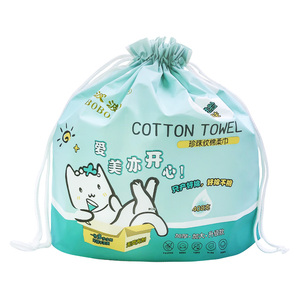 Bobomao Series Nonwoven Disposable Soft Towel Face Towel Facial Tissues Cotton Makeup Remover Towel For Beauty Salon